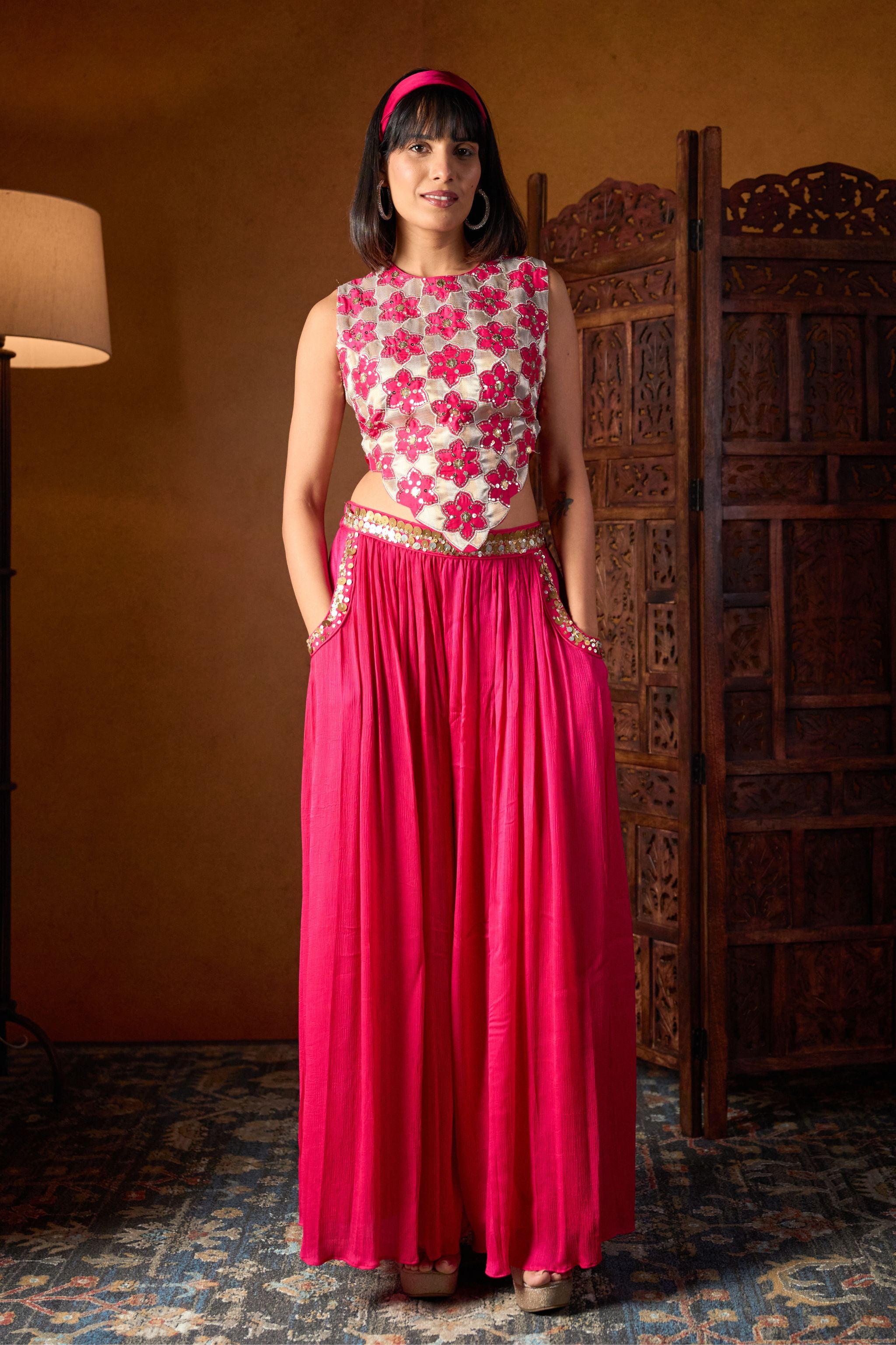 Pink Bloom Co-ord Set