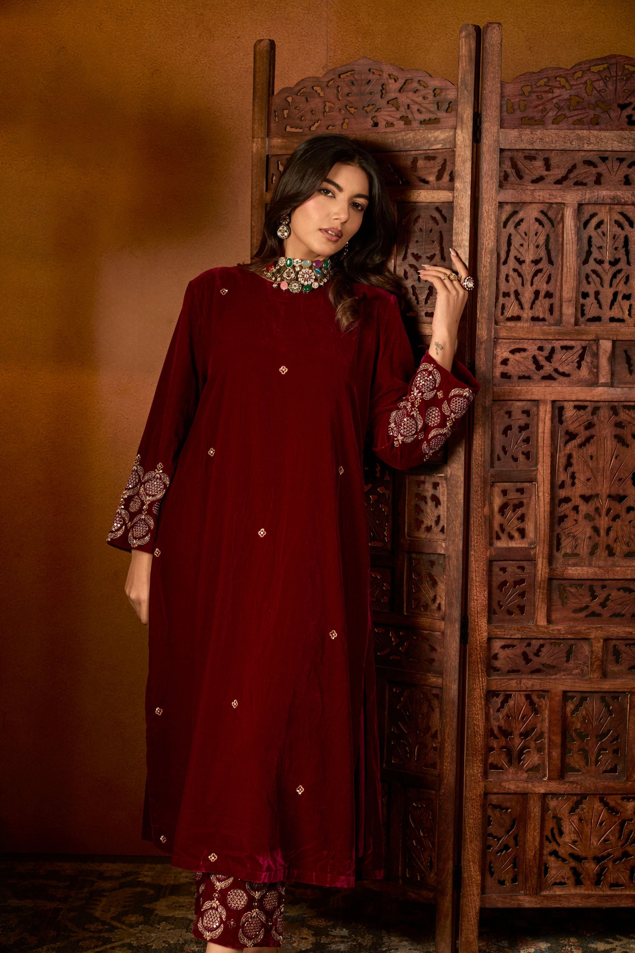 Wine Embellished Set