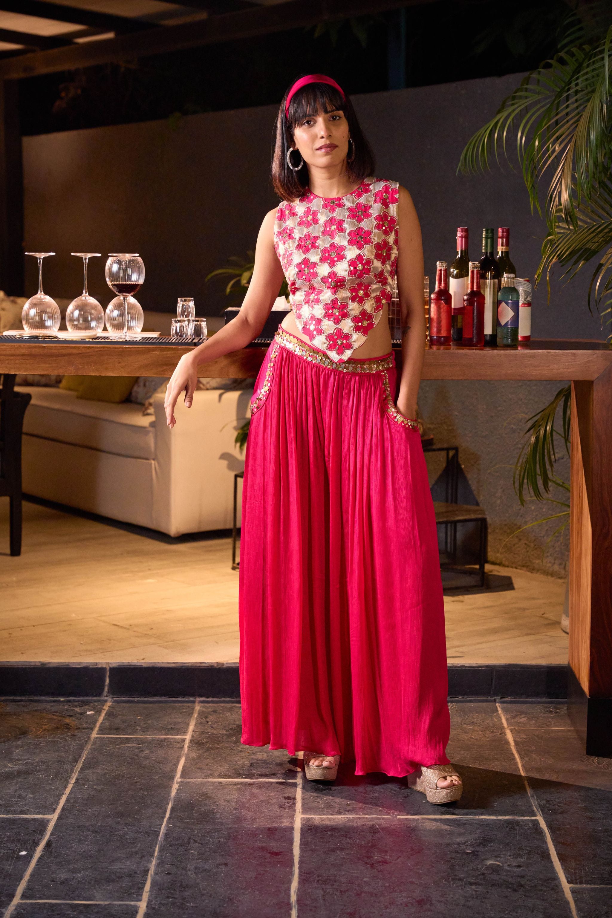 Pink Bloom Co-ord Set