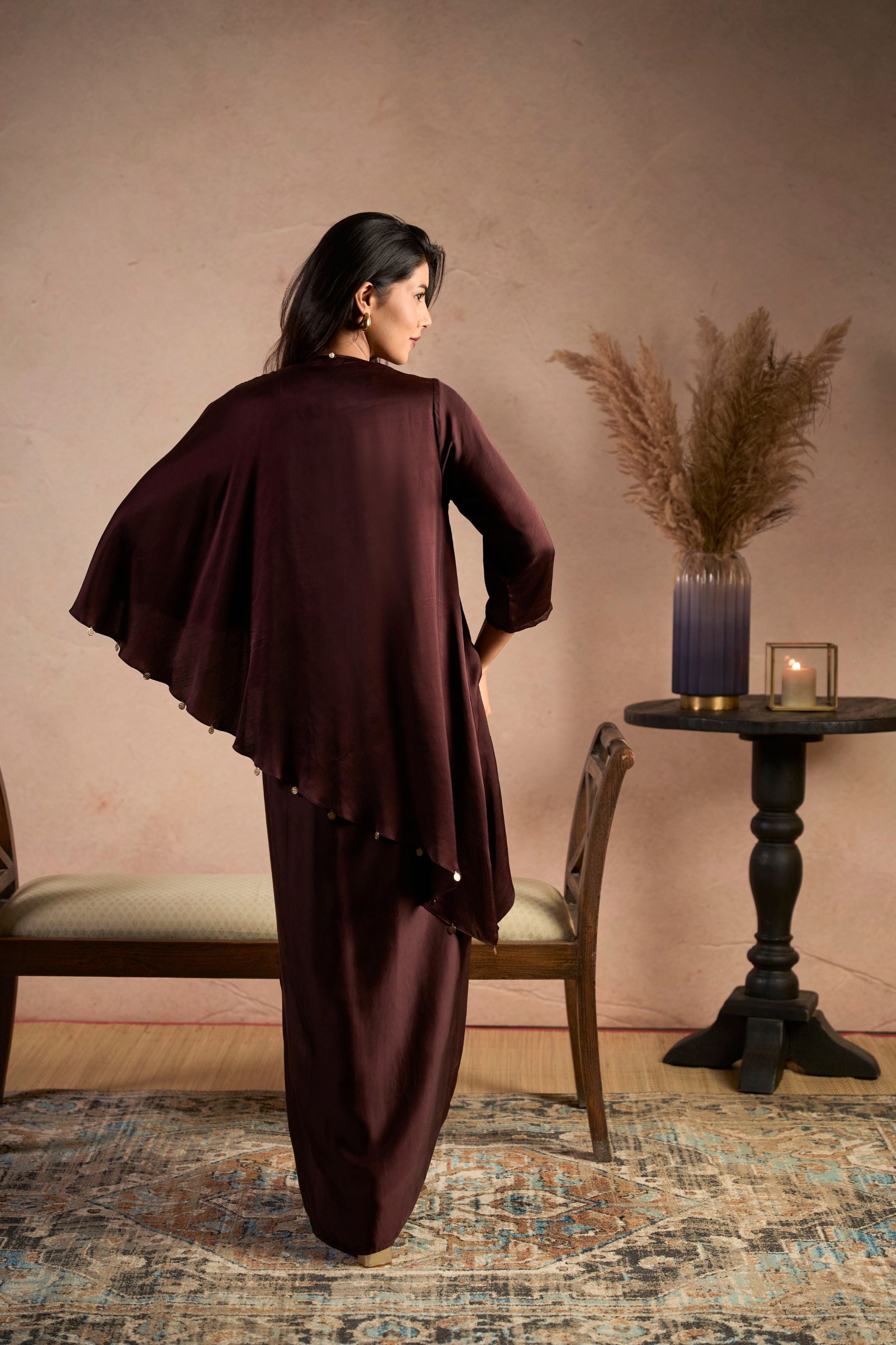 Mocha Muse Drape Set