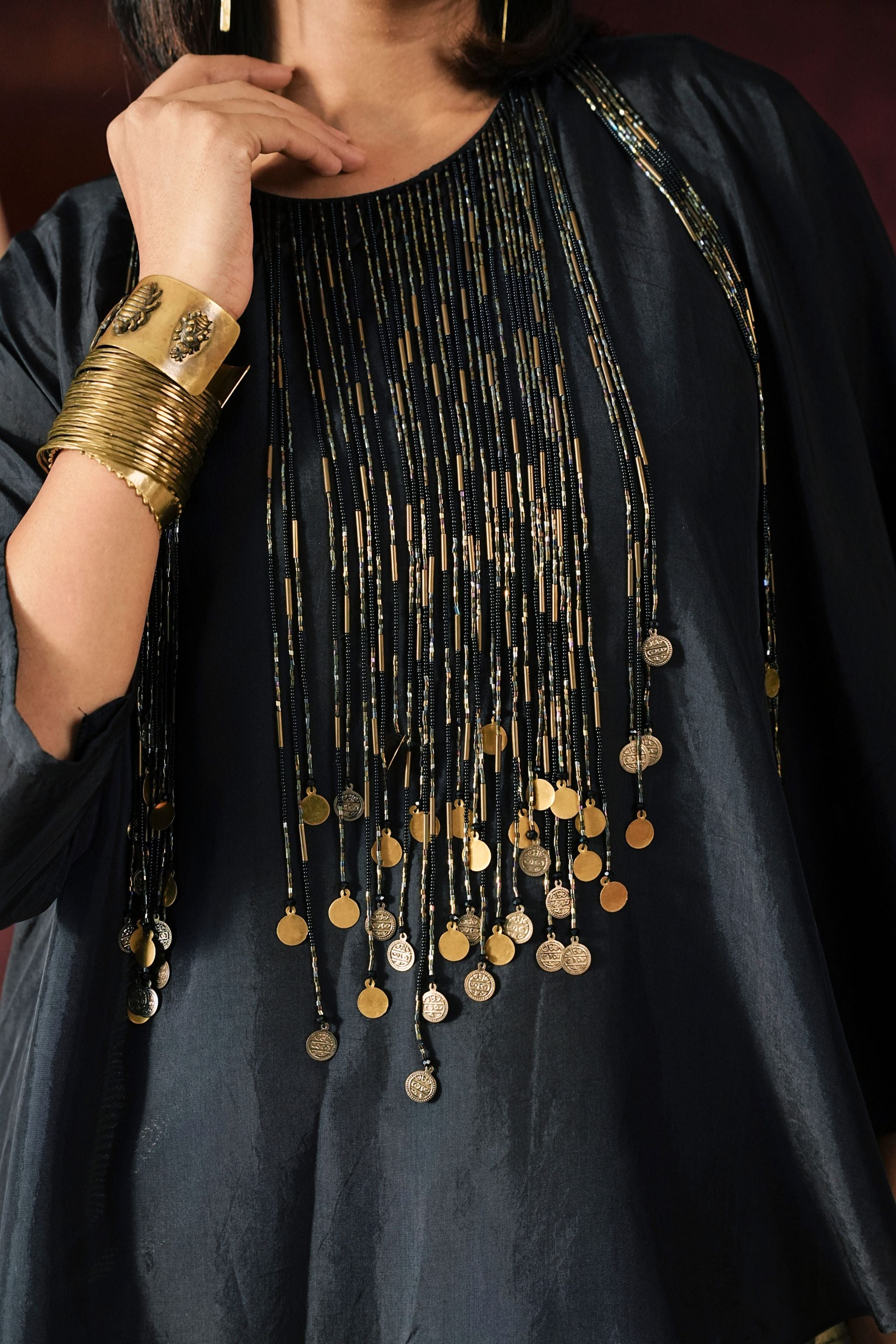 Fusion Draped Dhoti Ensemble