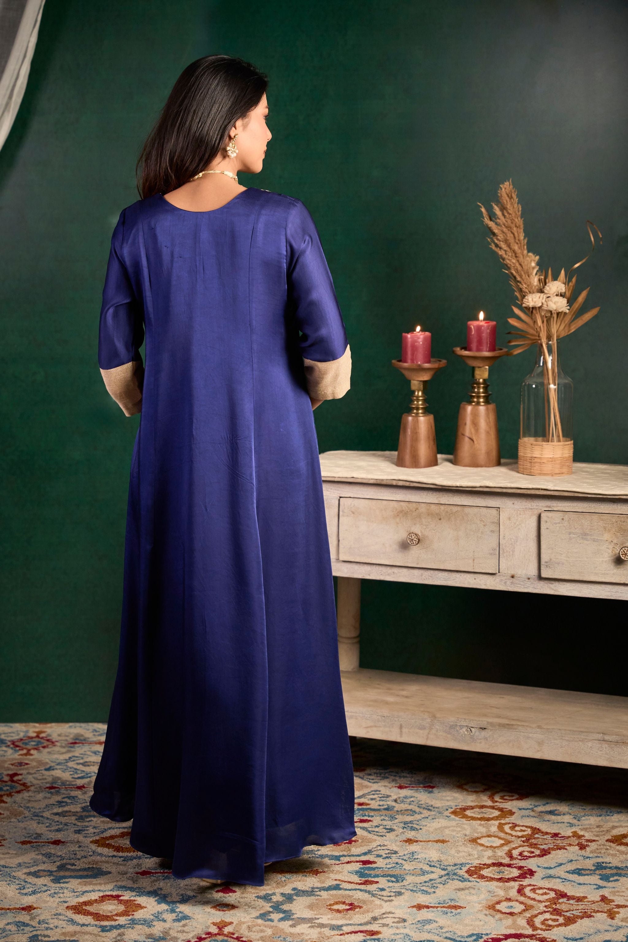 Statement Floor Length Dress