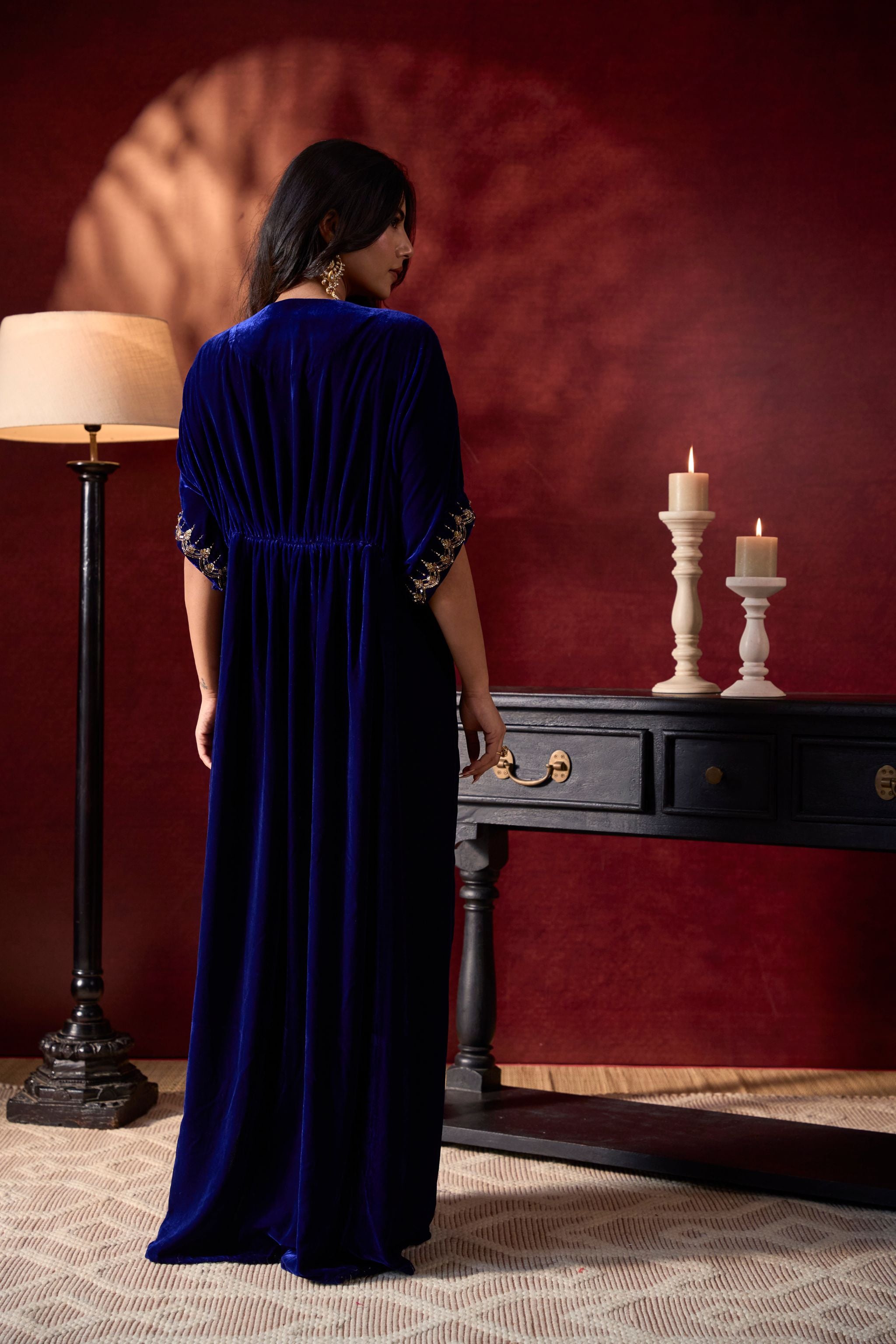Royal Blue Kaftan Dress