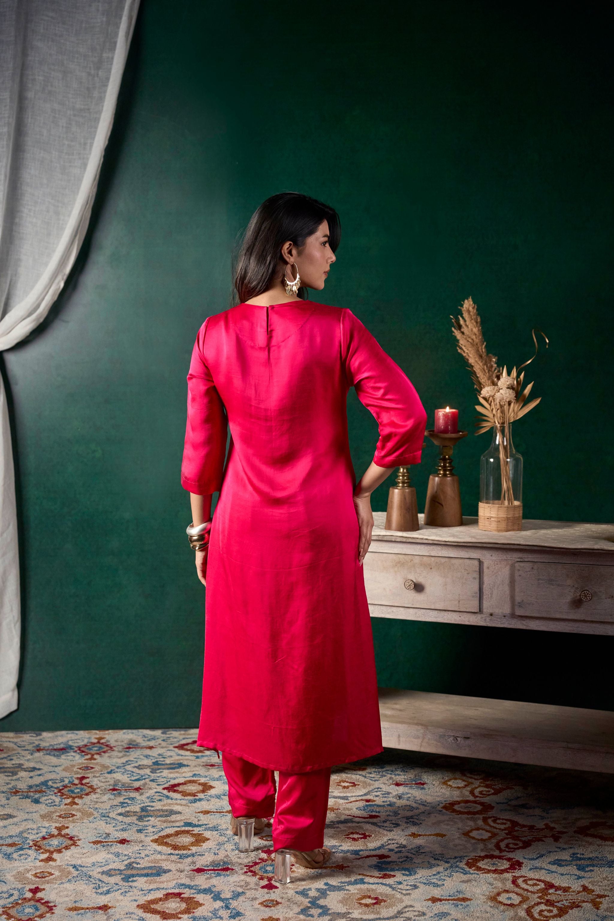 A-symmetrical kurta set