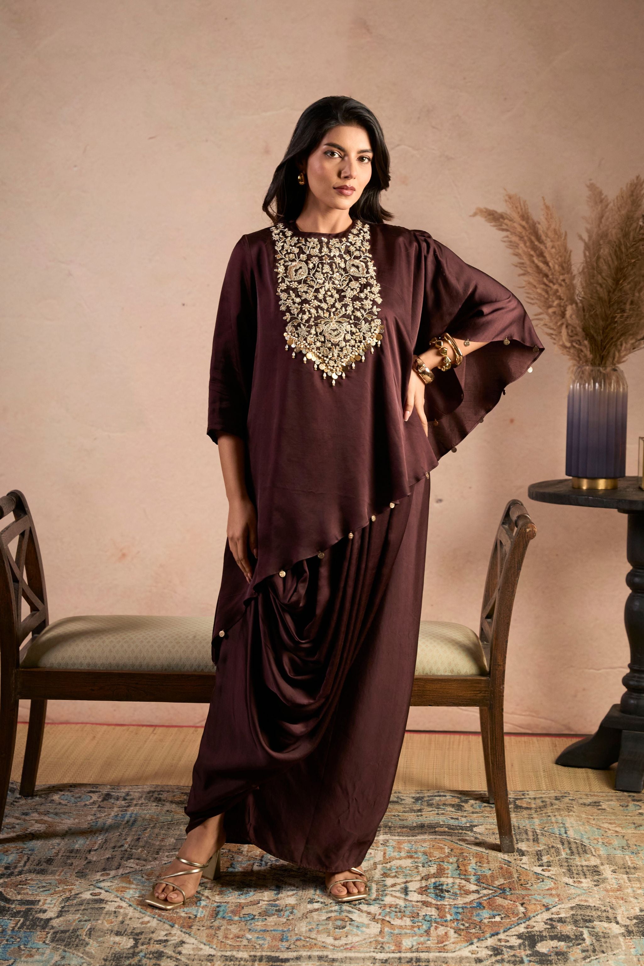 Mocha Muse Drape Set