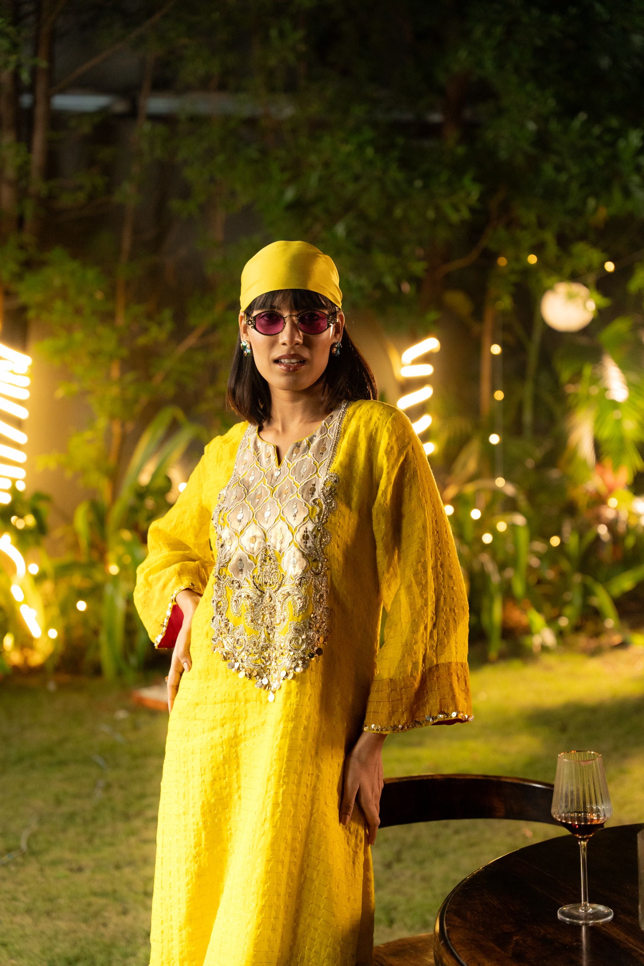 Checkered Straight Dress