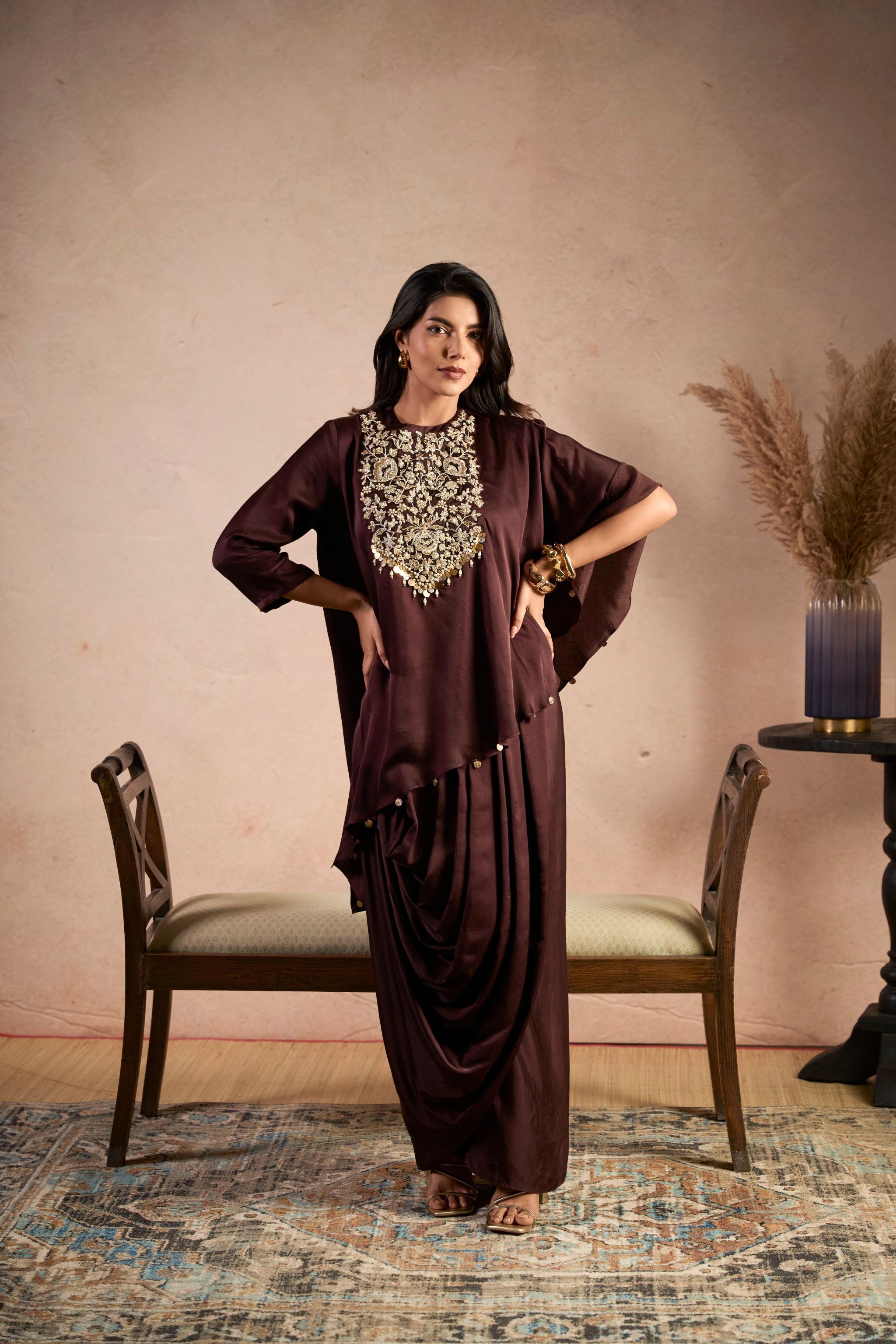 Mocha Muse Drape Set