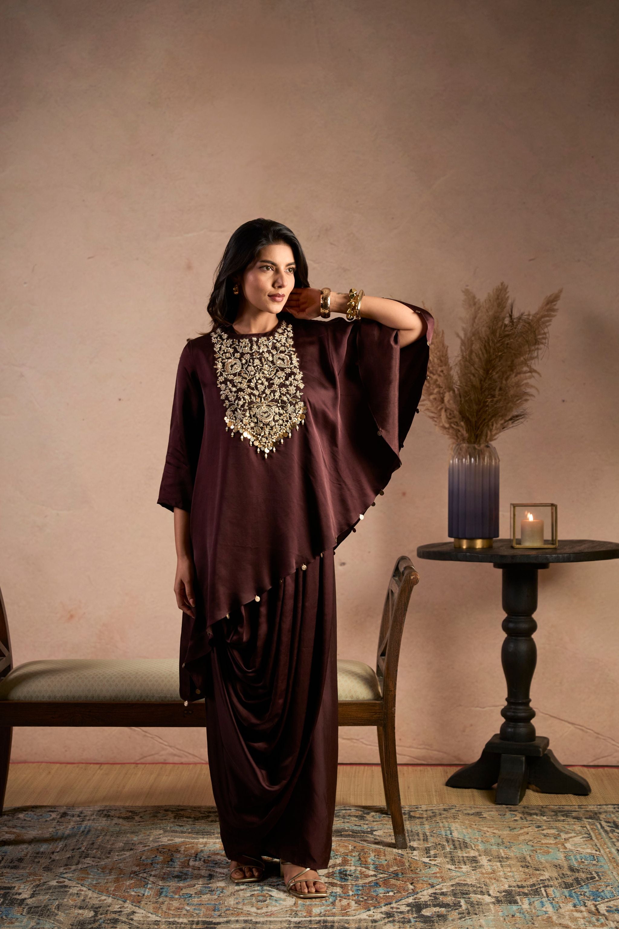 Mocha Muse Drape Set