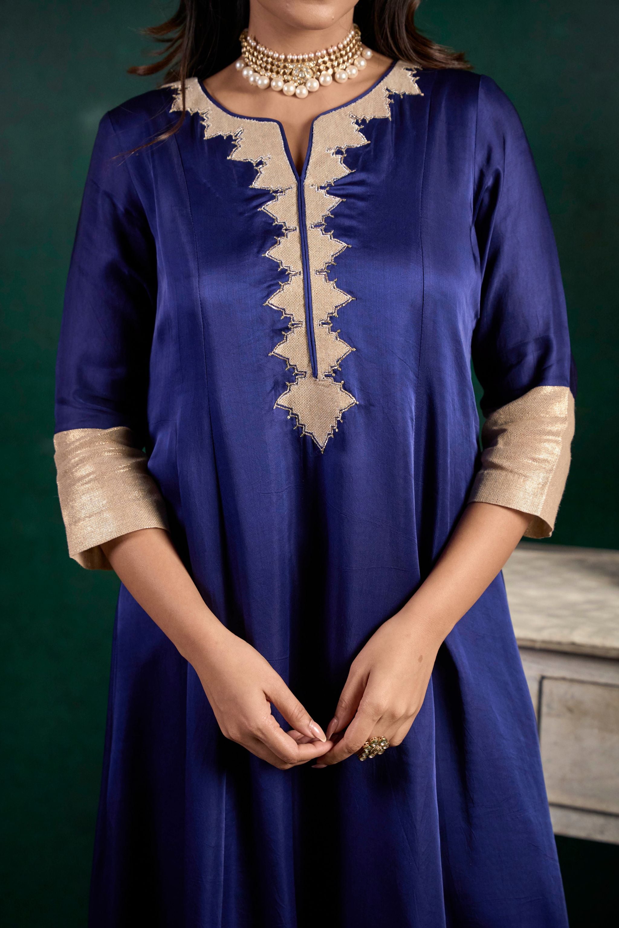 Statement Floor Length Dress